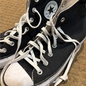 Converse Black and White High-Tops